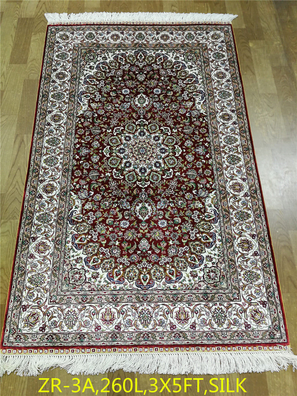Real silk carpet STW 260L 3X5FT