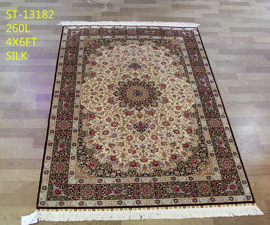 Real silk carpet ST  300L 4X6